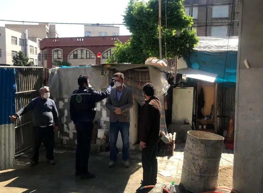 عملیات پاکسازی و ضد عفونی ۲۶۳ کارگاه‌ ساختمانی در ناحیه یک منطقه۹

