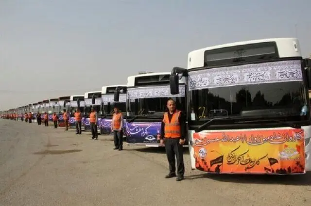 اعزام ۸۰۰ اتوبوس به ۴ مرز کشور برای خدمت‌رسانی به زائران