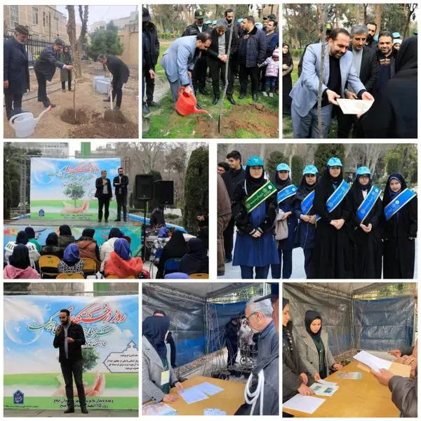 کاشت ۵۳۹ اصله نهال مثمر در پارک شهر منطقه ۱۲