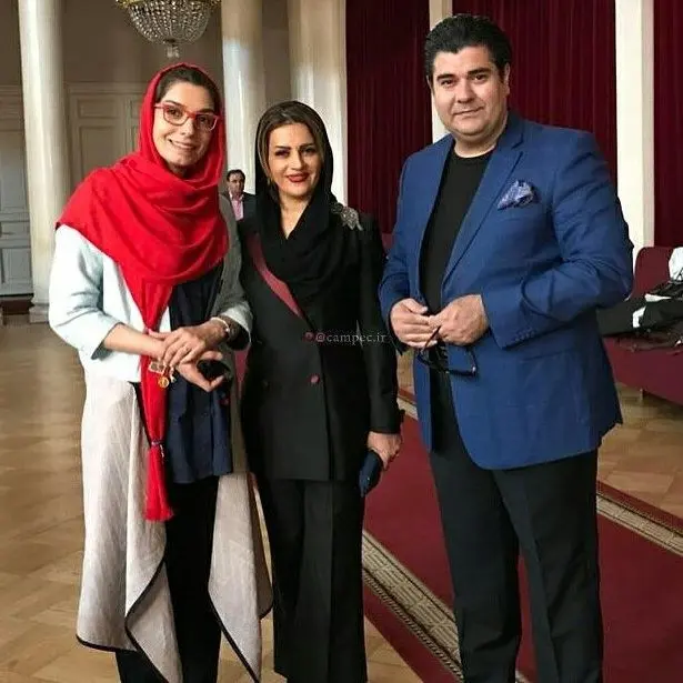 «سالار عقیلی» و خانواده اش در مراسم «بهاره افشاری»+عکس