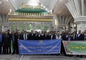 حضور مدیرعامل بیمه سینا در مراسم تجدید میثاق اهالی صنعت بیمه با آرمان‌های امام راحل
