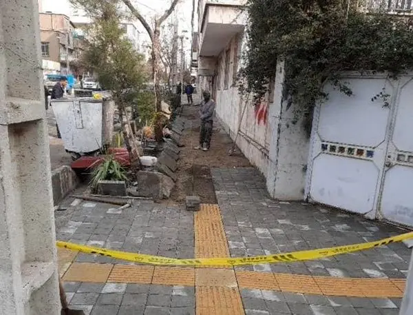 تداوم عملیات پیاده روسازی معابر منطقه ۱۳ در راستای شهر دسترس پذیر