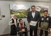 دیدار مدیرعامل بانک ملی ایران با همکار جانباز

