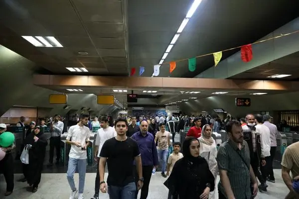 جابهجایی بیش از یک میلیون نفر با مترو در روز عیدسعید غدیر خم