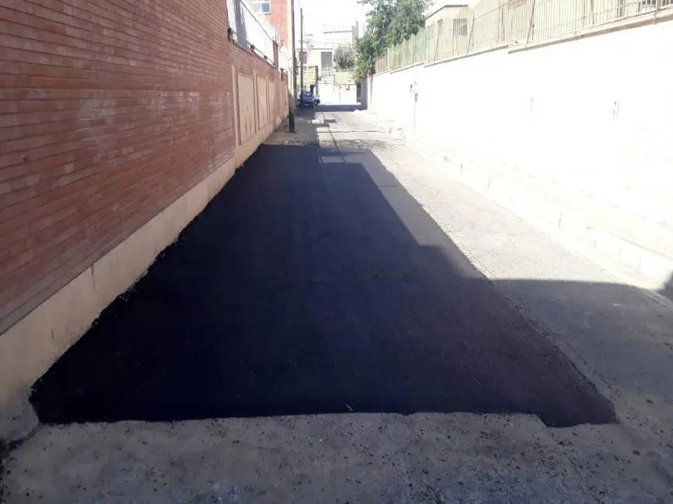 هسازی معابر شمال شرق تهران  در آستانه بازگشایی مدارس