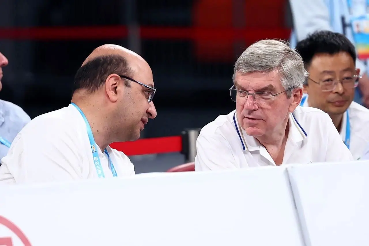 گفت‌وگوی توماس باخ با دبیرکل کمیته ملی المپیک