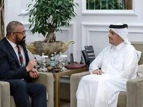 رایرنی وزرای خارجه انگلیس و قطر درمورد ایران

