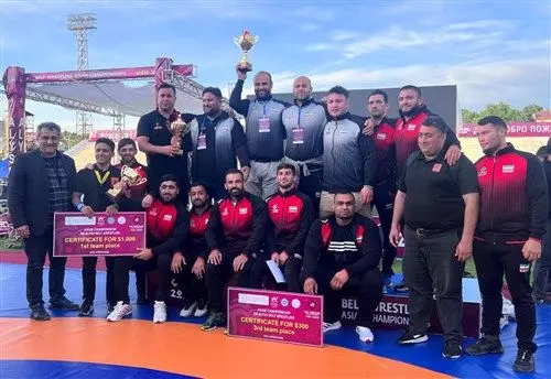 کسب مقام سوم توسط ملی پوشان کشورمان