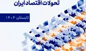 گزارش فصلی تحولات اقتصاد ایران (تابستان ۱۴۰۴)