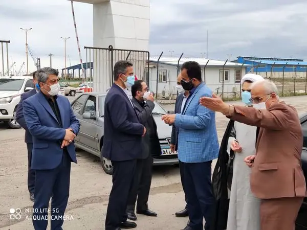 بازدید رییس کل دادگستری گیلان از پروژه اتصال راه آهن به بندرکاسپین