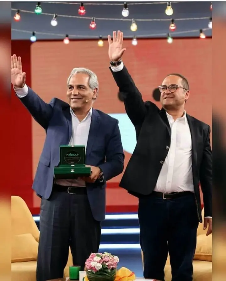 خداحافظی دو نفره مهران مدیری و رامبد جوان + عکس