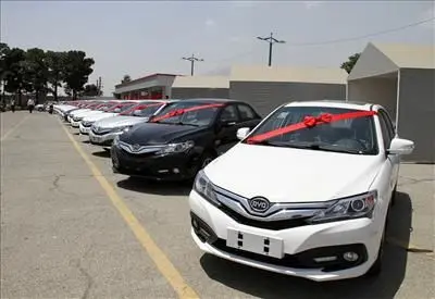 مراسم تحویل اولین سری BYD F3