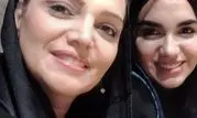 سلفی الهام پاوه نژاد با دختر جوانش+عکس