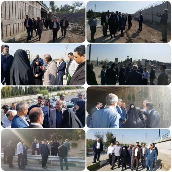 رصد مشترک مدیران ارشد شهری از بزرگراه های منطقه ۴