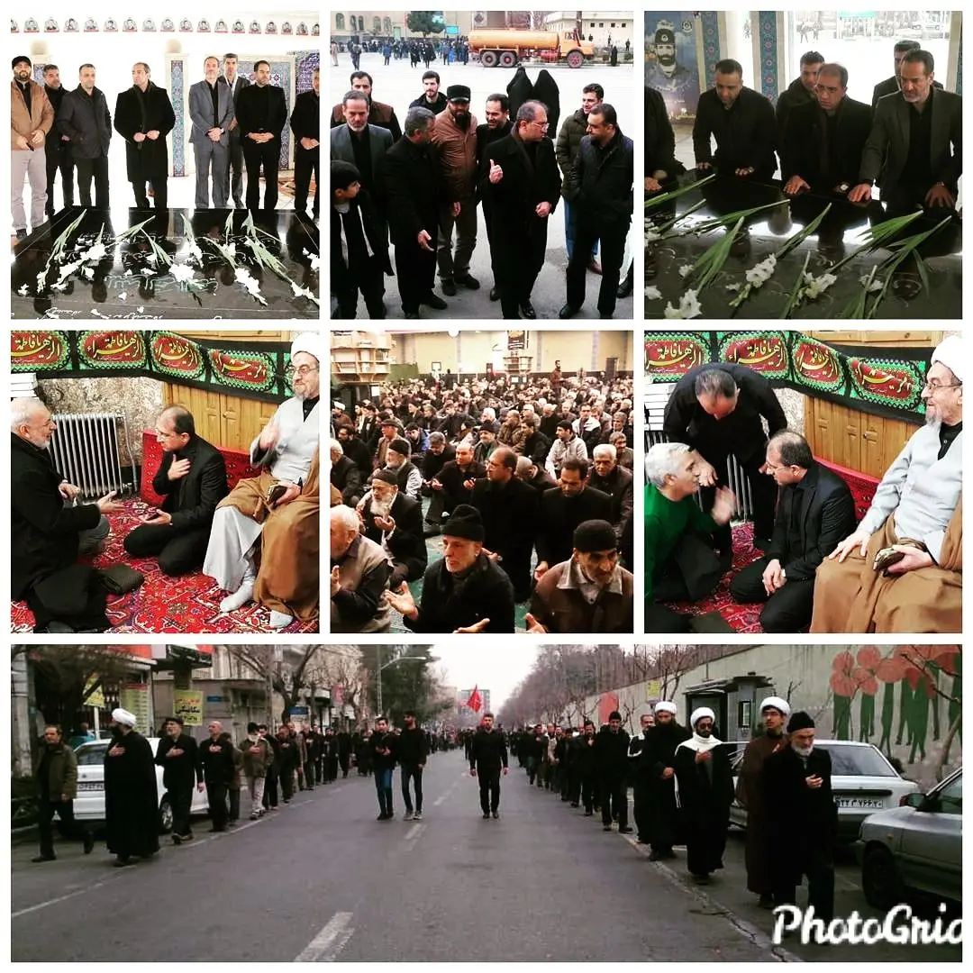  تجمع ۱۰۰۰نفری در منطقه۹ در روز شهادت حضرت فاطمه زهرا(س) 