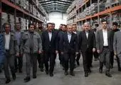 بازدید وزیر صمت از واحد تولید پلی رزین در شهرک صنعتی هشتگرد