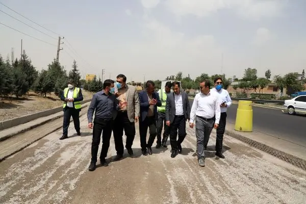 بهسازی آسفالت بزرگراه شهید یاسینی پس از ۱۳ سال