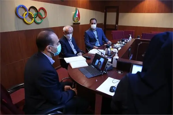 نشست کادر سرپرستی کاروان ورزشی اعزامی ایران با ستاد برگزاری بازیها