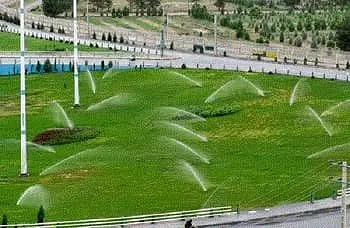 توسعه شبکه آبیاری فضای سبز در منطقه2 تهران