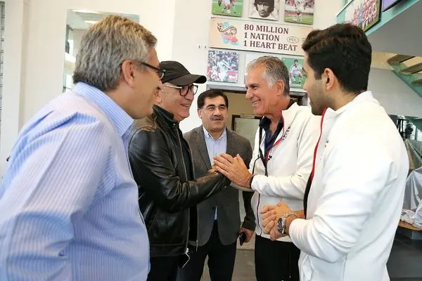 دیدار سرمربی تراکتور و کیروش در «پک»