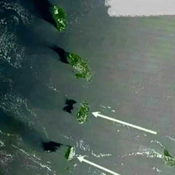 جزایر محرمانه در مثلث برمودا+عکس