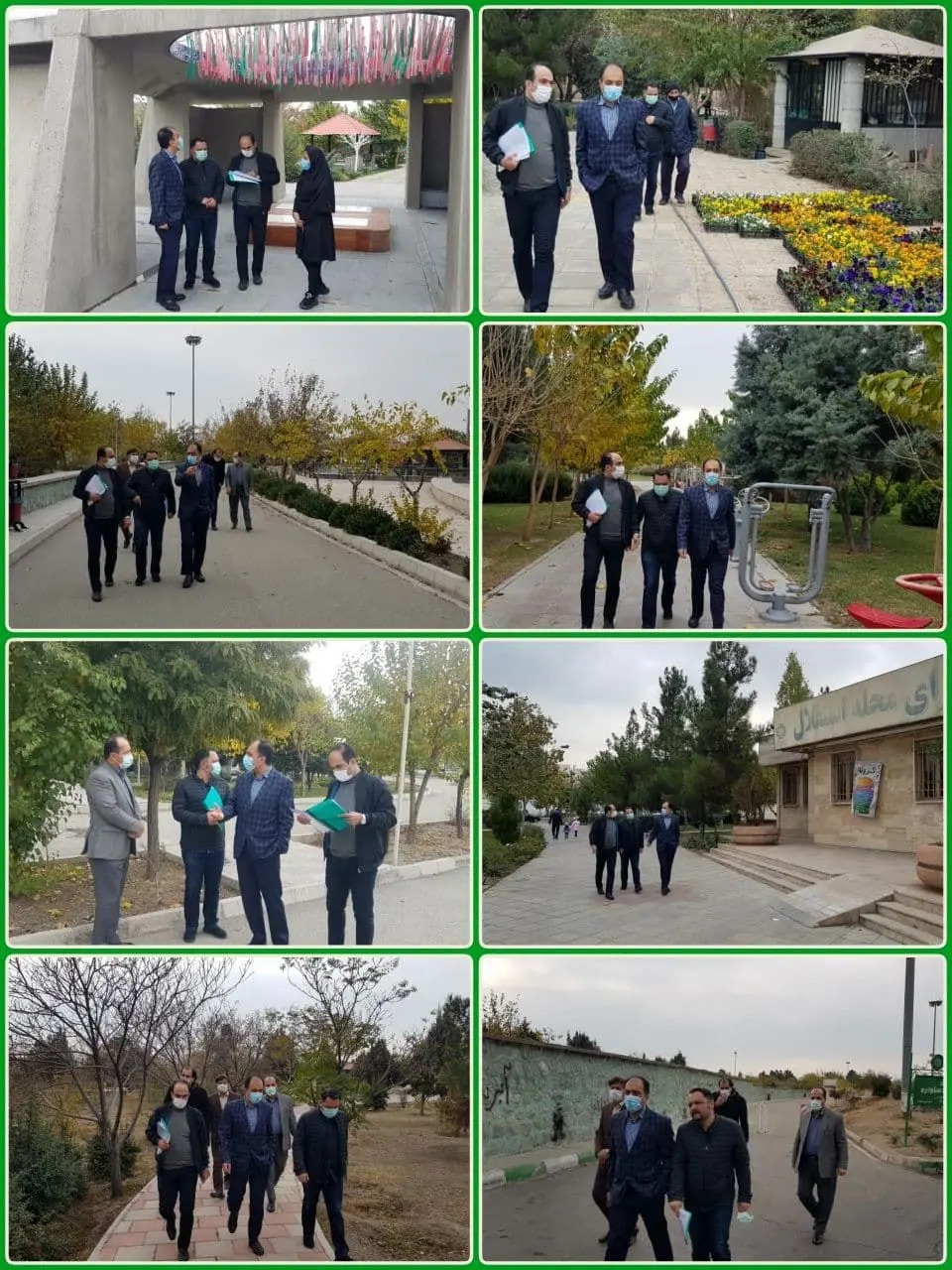  بازدید شهردار منطقه۲۱ از ورودی غربی پایتخت از ناحیه۲