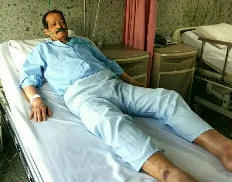 دستنوشته بازیگر معروف در بیمارستان و حال ناخوشایندش +عکس