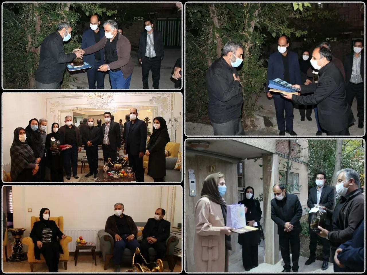 تقدیر و اهدای هدیه به سالمندان در روز سالمند 

