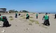 پاکسازی ساحل و پارک جنگلی روستای طالب آباد