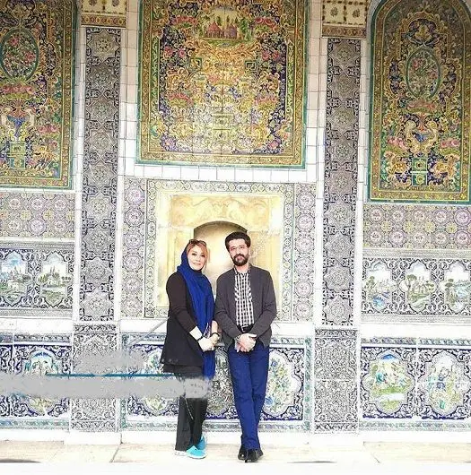 تیپ جدید و متفاوت مجری مشهور و همسرش+عکس