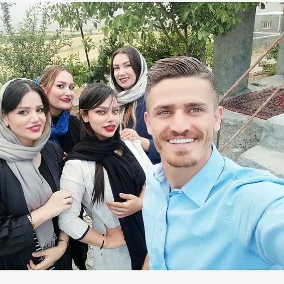 ووریا غفوری و همسر و خانواده اش+عکس