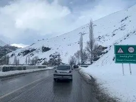 برف، باران و مه در جادههای ۹ استان کشور