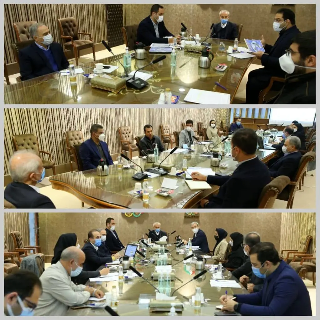 نشست کادر سرپرستی با مسئولان رشته‌های سپک تاکرا ، سه گانه و تنیس روی میز برگزار شد