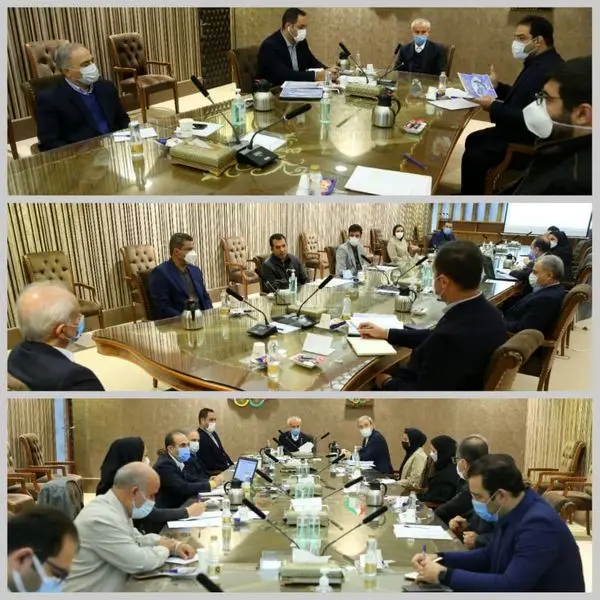 نشست کادر سرپرستی با مسئولان رشتههای سپک تاکرا ، سه گانه و تنیس روی میز برگزار شد