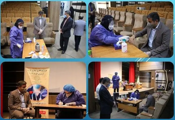  شهردار منطقه۱۵ از مراحل انجام غربالگری تست کرونای پرسنل منطقه بازدید کرد.

