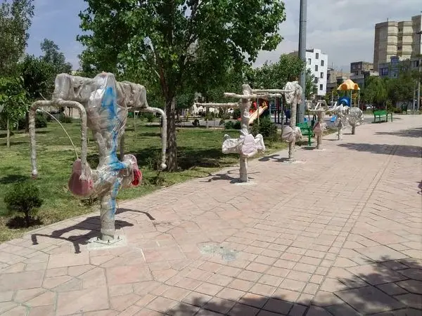 تامین امکانات ورزشی معلولان در بوستان های منطقه 4 تهران