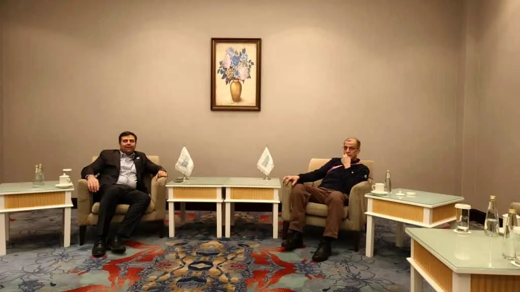 دیدار خسروی‌ وفا با دبیرکل انجمن همبستگی ورزش کشورهای اسلامی