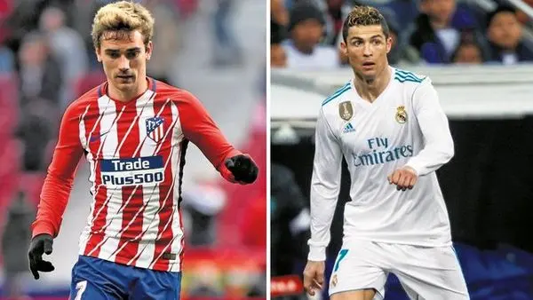 داربی مادرید تقابل رونالدو و گریزمان