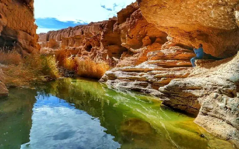 سفر به دره کال سر در طبس و آشنایی با غذاهای گلپایگان