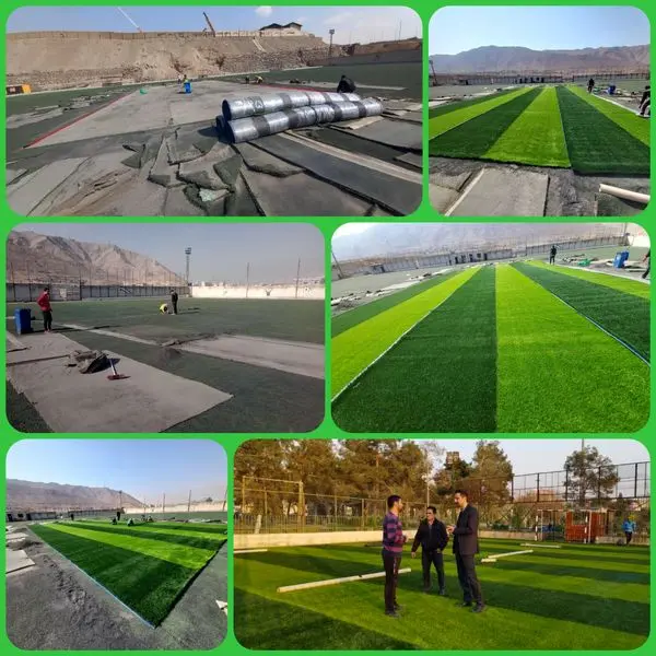 آغاز عملیات تعویض و بهسازی چمن های مصنوعی منطقه ۱۵

