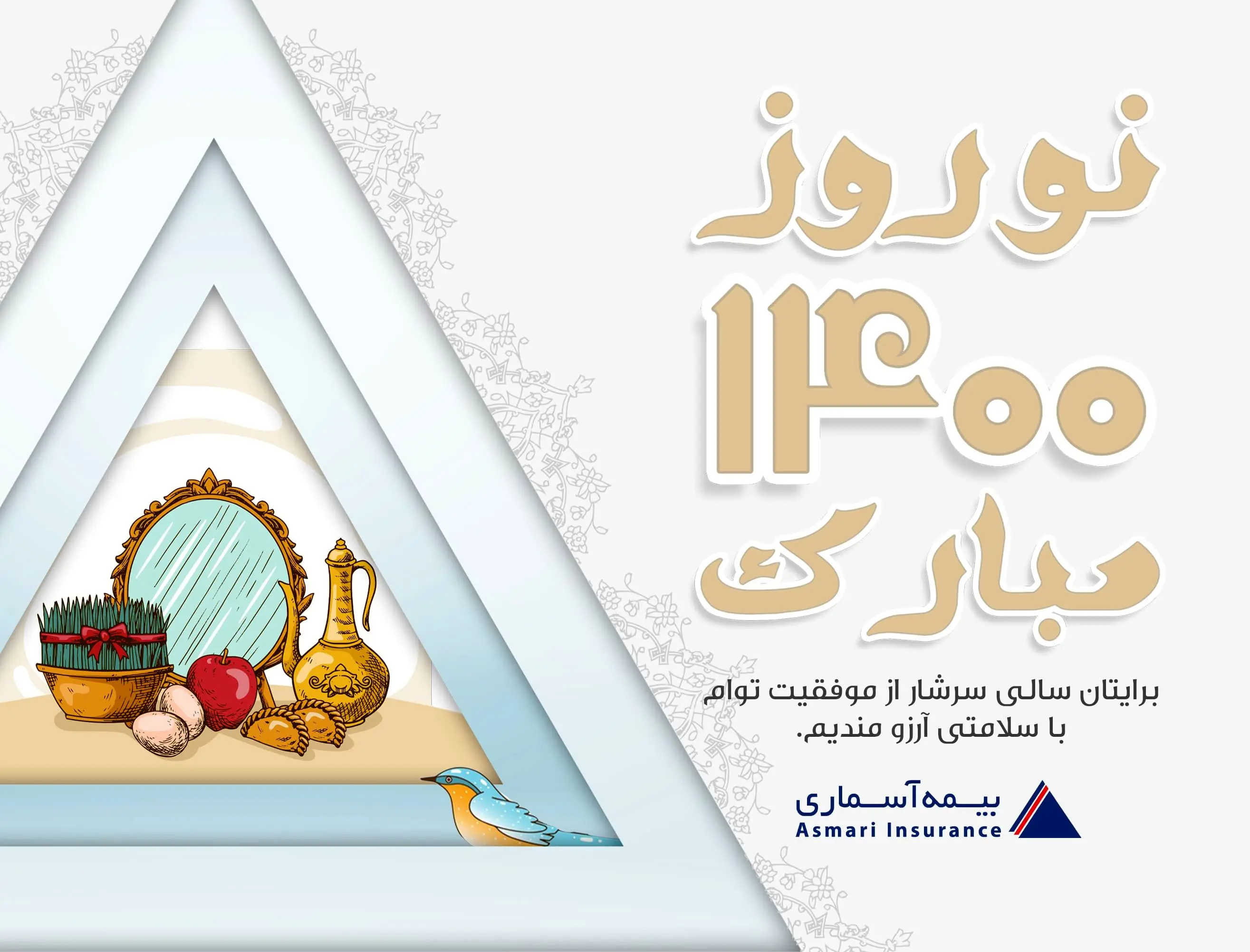 پیام مدیرعامل شرکت بیمه آسماری به مناسبت فرارسیدن سال نو
