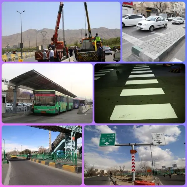 8 پروژه شاخص در حوزه حمل و نقل و ترافیک منطقه 15 آماده افتتاح است