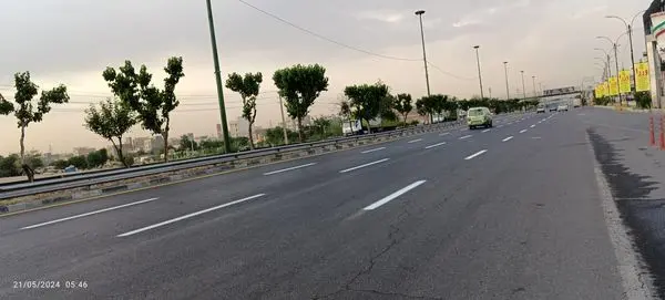 اجرای ۷۶ کیلومتر خط کشی محوری در مبادی منتهی به حرم مطهر

