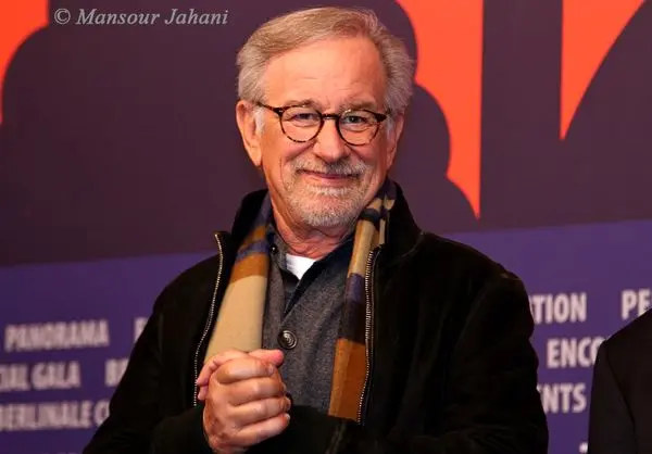 عکسهای «منصور جهانی» از «استیون اسپیلبرگ» در هفتاد و سومین جشنواره بینالمللی فیلم «برلین»