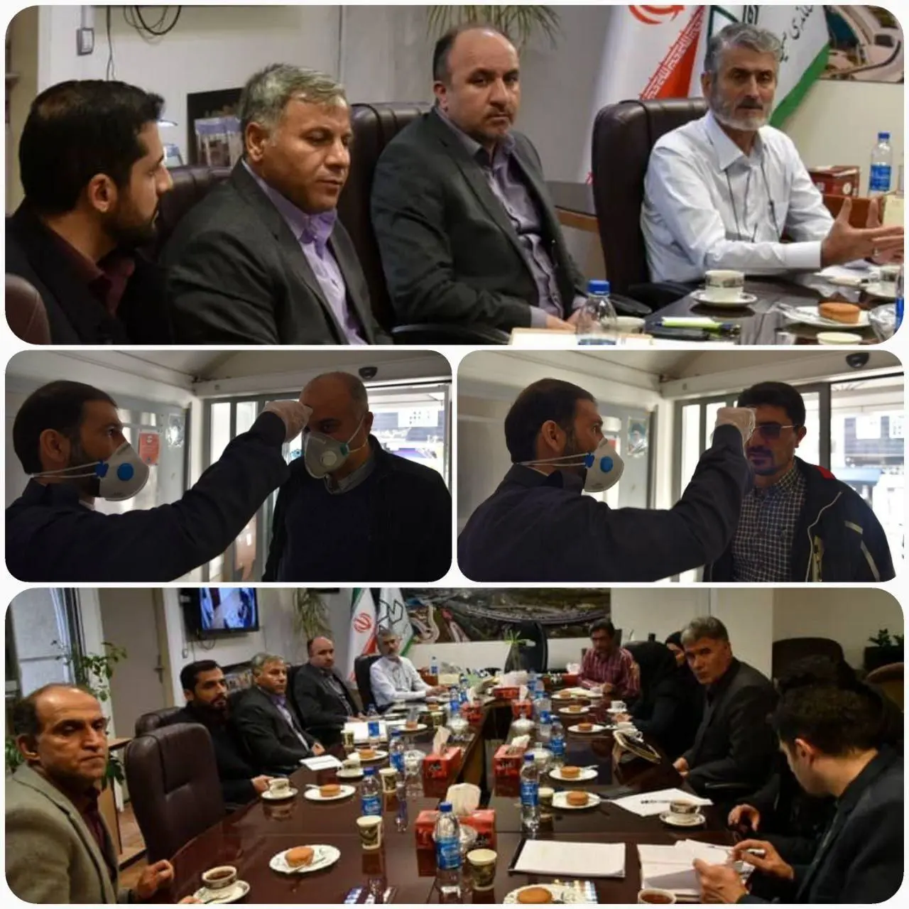  انجام تب سنجی برای پیشگیری از کرونا در شرکت ساماندهی مشاغل

