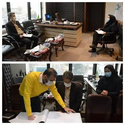 بازدید مهندس رشیدی عضو شورای اسلامی شهر، از سازمان سرمایه گذاری و مشارکت های مردمی شهرداری اراک

