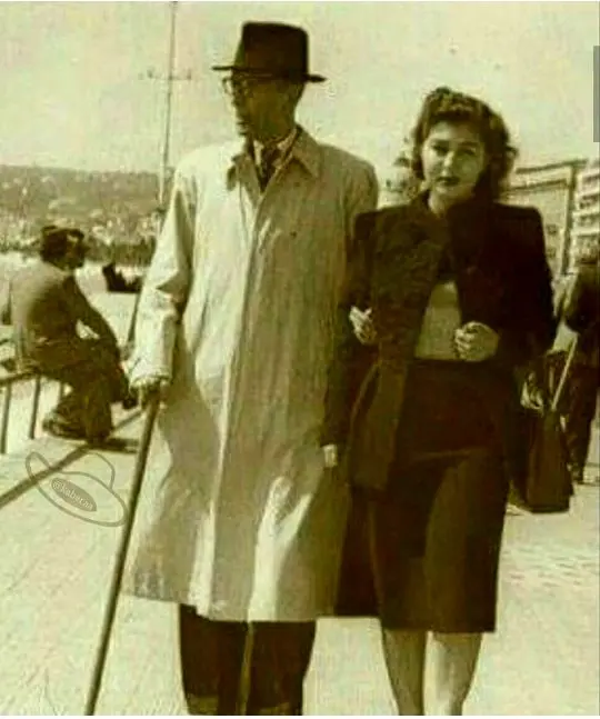 تصویری زیرخاکی از ملک الشعرای بهار و دخترش در سوئیس+عکس