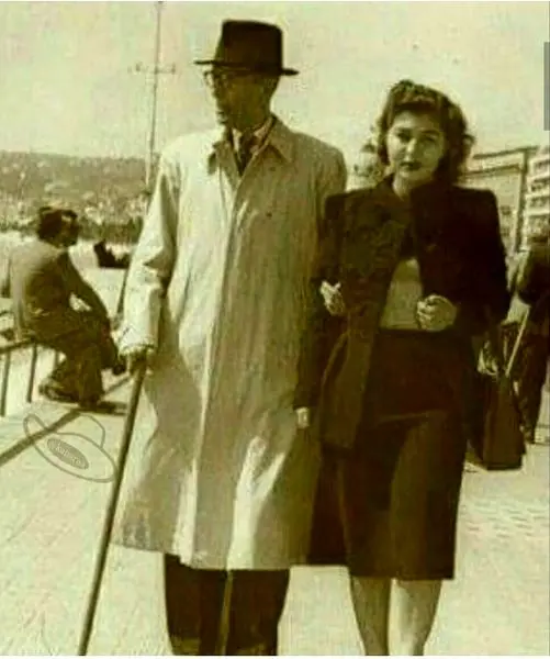 تصویری زیرخاکی از ملک الشعرای بهار و دخترش در سوئیس+عکس