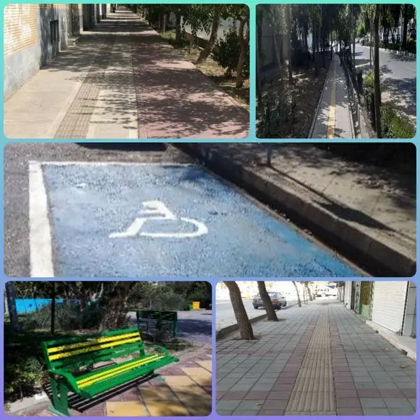  آماده سازی 2 بوستان و 3 معبر در منطقه 15 برای تردد معلولان 

