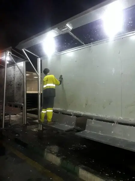 آراستگی معابر و دیوار ه های شهری شمال شرق تهران پس از انتخابات خرداد 1400